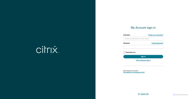 Security scan screenshot of https://cis.citrix.com