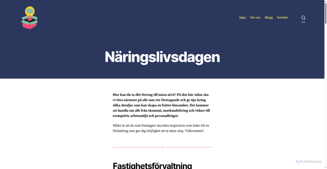Security scan screenshot of https://naringslivsdagen.nu