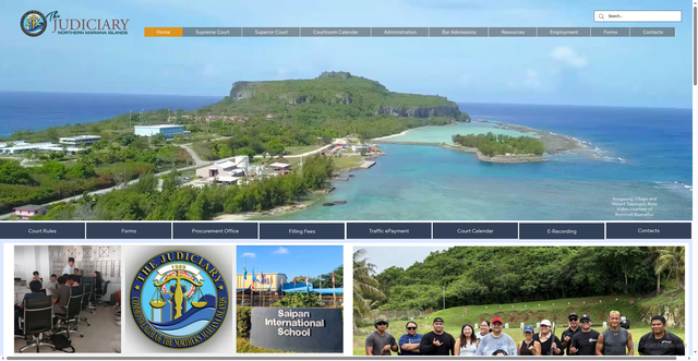 Security scan screenshot of https://www.nmijudiciary.gov/