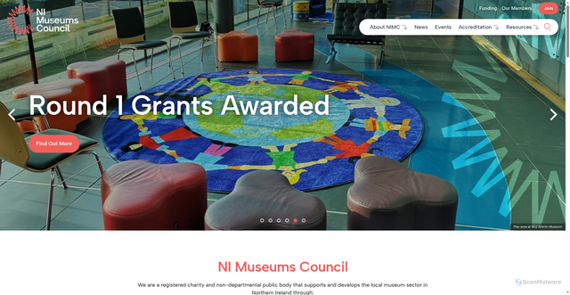 Security scan screenshot of https://nimc.co.uk/
