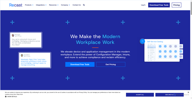Security scan screenshot of https://it.recastsoftware.com