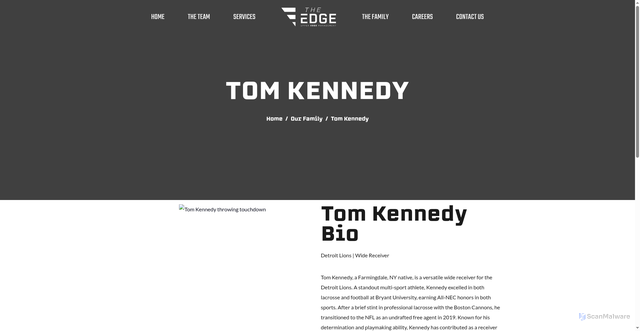 Security scan screenshot of https://upperedgesports.com/blog/our-family/tom-kennedy/