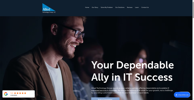 Security scan screenshot of https://www.alliedtechgroup.com