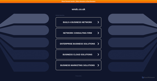 Security scan screenshot of http://www.wndc.co.uk/