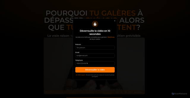 Security scan screenshot of https://sales-system.io/