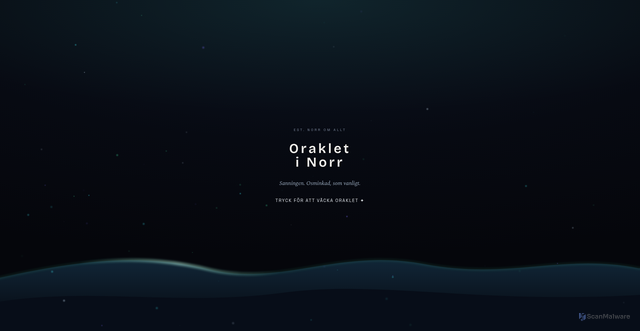 Security scan screenshot of https://orakletinorr.se