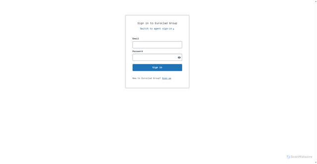 Security scan screenshot of https://support.eurocladgroup.com