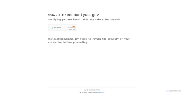 Security scan screenshot of https://www.piercecountywa.gov/