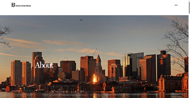 Security scan screenshot of https://www.bostonglobemedia.com/about/