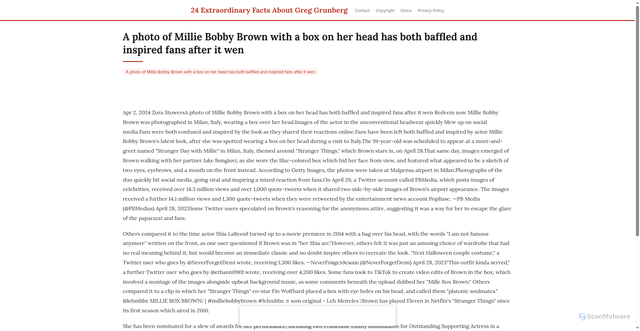 Security scan screenshot of https://sinardjajacannhugo-k77wcra0vq.edgeone.app/12372-a-photo-of-millie-bobby-brown-with-a-box-on-her-head-has-both-baffled-and-inspired-fans-after-it-wen.html