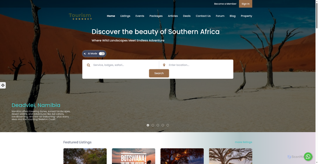 Security scan screenshot of https://tourism-connect.com