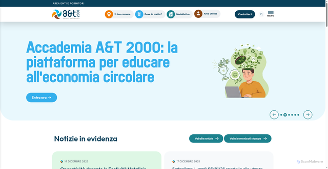 Security scan screenshot of https://aet2000.it/