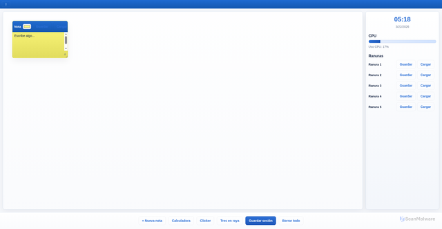 Security scan screenshot of https://extras-manager-e53jrnjxe4.edgeone.app/