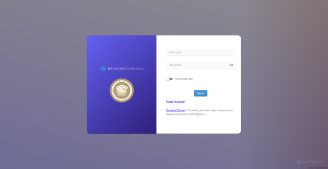 Security scan screenshot of https://clevemedsleepview.com