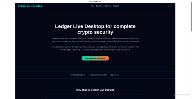Security scan screenshot of https://project-desktop.wixstudio.com/us-en