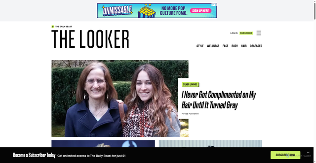 Security scan screenshot of https://thelooker.thedailybeast.com