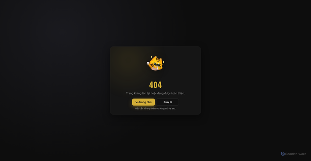 Security scan screenshot of http://gengfandom.fun/404.html