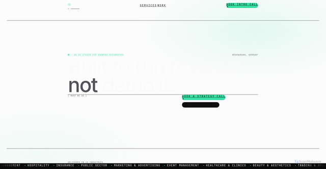 Security scan screenshot of https://agentificial.com