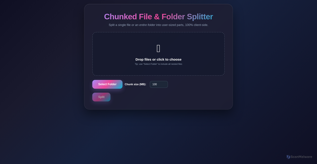 Security scan screenshot of http://chunk-aw4.pages.dev/