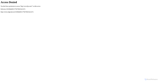Security scan screenshot of https://bjs.extole.io