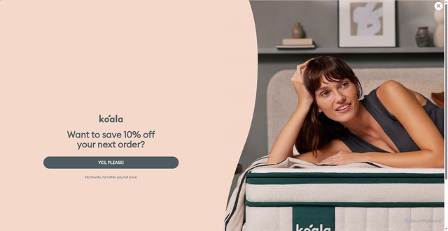 Security scan screenshot of https://koala.com