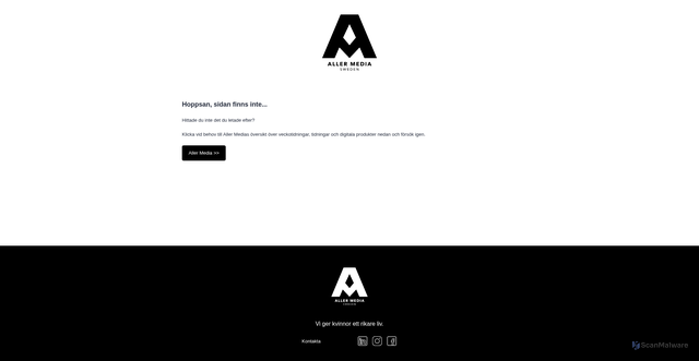 Security scan screenshot of https://abo.prenumerera.se/web/faces/public/exo/home?utm_source=test&utm_medium=email&utm_campaign=TVG_Automated_Newsletter