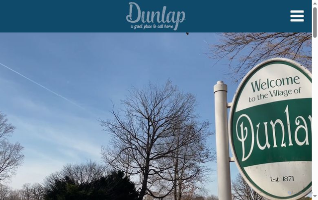 Security scan screenshot of https://www.villageofdunlap-il.gov/