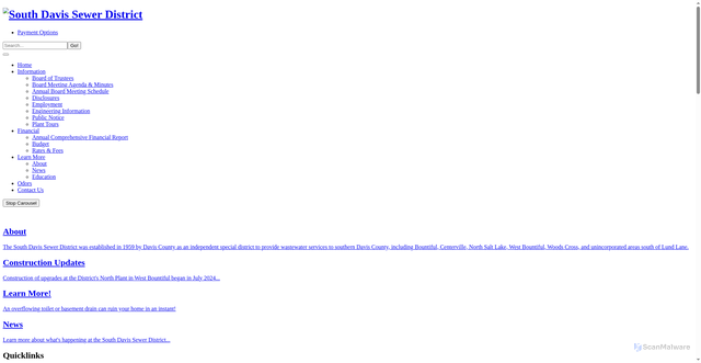 Security scan screenshot of https://www.sdsdut.gov/