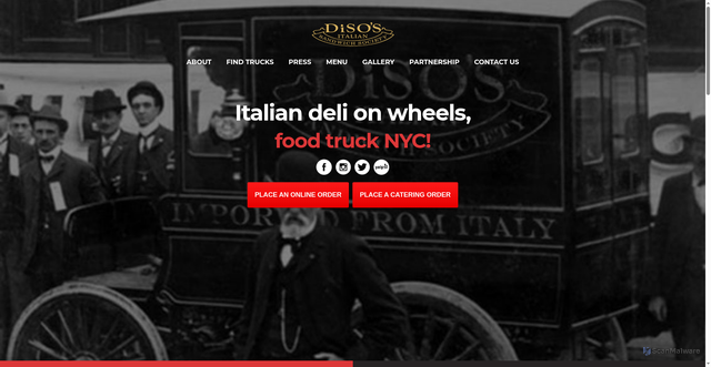 Security scan screenshot of https://disosnyc.com