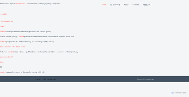 Security scan screenshot of https://brandbunch.pk
