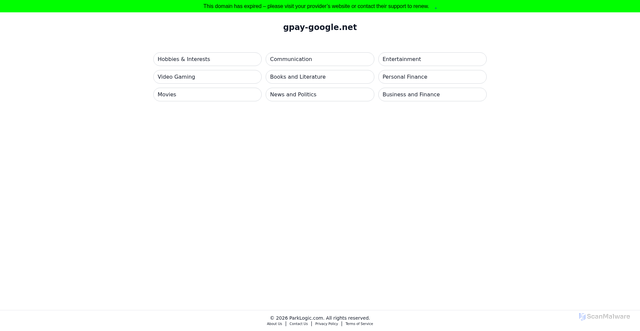 Security scan screenshot of https://gpay-google.net