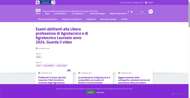 Security scan screenshot of https://alessandria.agrotecnicipiemonte.it/