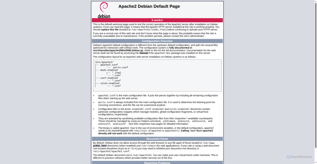 Security scan screenshot of http://ncb1.hobo.se/