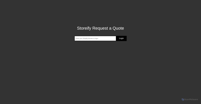 Security scan screenshot of https://quote.storeify.app