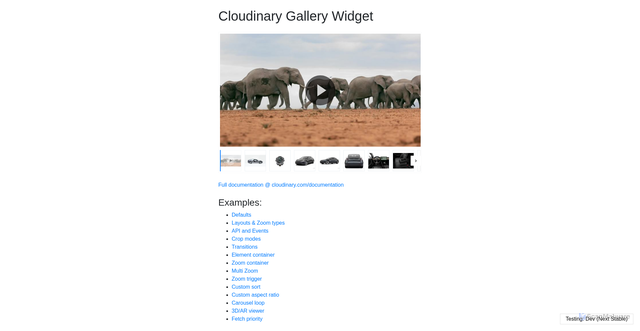 Security scan screenshot of https://product-gallery.cloudinary.com/