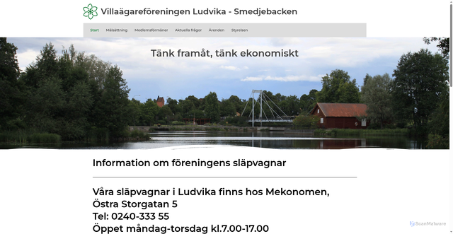 Security scan screenshot of https://villaforeningen-la-smb.se