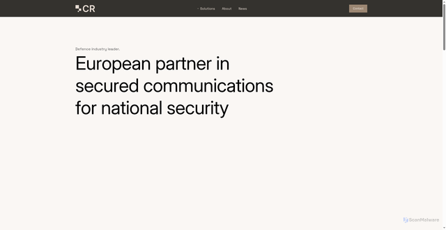 Security scan screenshot of https://www.cr.se/