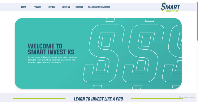 Security scan screenshot of https://smartinvestks.gov/