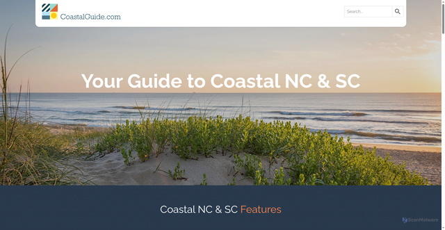 Security scan screenshot of https://coastalguide.com