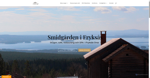 Security scan screenshot of https://smidgarden.se