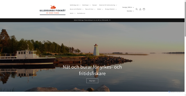 Security scan screenshot of https://ullersunds.se