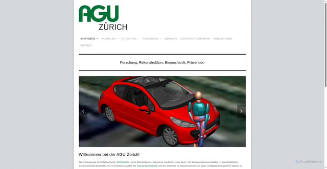 Security scan screenshot of https://agu.ch