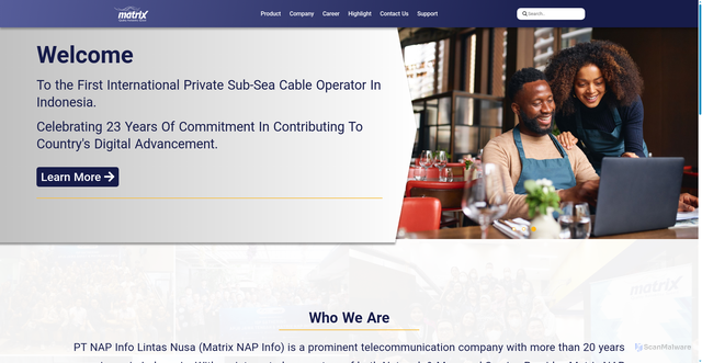 Security scan screenshot of https://nap.net.id