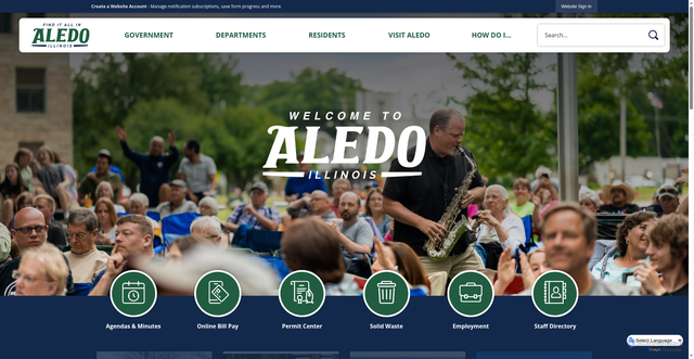 Security scan screenshot of https://www.aledoil.gov/