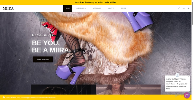 Security scan screenshot of https://miira.se