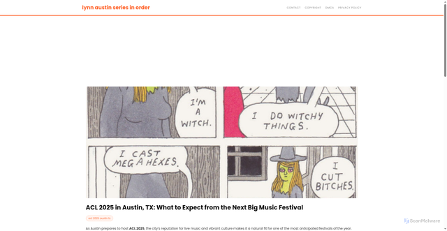 Security scan screenshot of https://ringcatchblog-dpopx82nsygo.edgeone.app/acl-2025-austin-tx.html