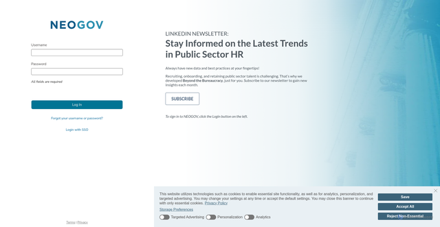 Security scan screenshot of https://onboard.neogov.com