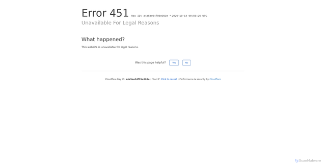 Security scan screenshot of https://registro-digital-ahnm-2026.cr-web.workers.dev/servicios
