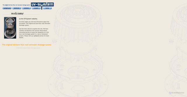 Security scan screenshot of https://uv-system.se