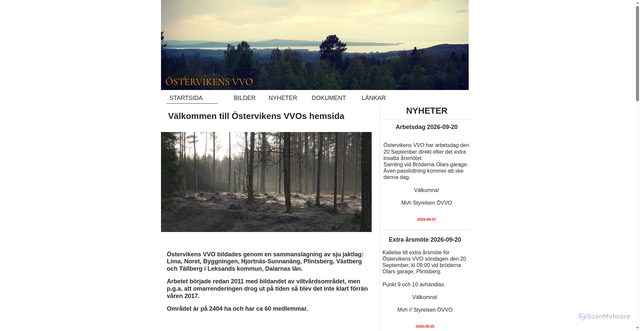 Security scan screenshot of https://ostervikensvvo.se